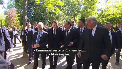 "Emmanuel restera là, silencieux..." : François Hollande guide les premiers pas d'Emmanuel Macron