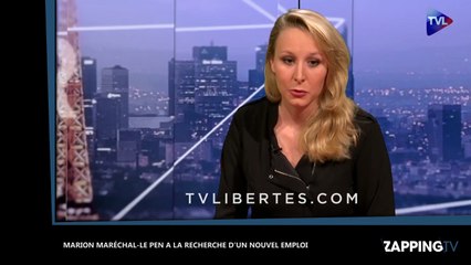 Marion Maréchal-Le Pen à la recherche d'un nouvel emploi (vidéo)