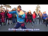 MANNY PACQUIAO SHOWCASES HIS UNMATCHABLE HAND SPEED!! PRIMED FOR NOV. 5TH!! - EsNews Boxing