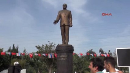 Tarsus'ta Haydar Aliyev Kutlaması