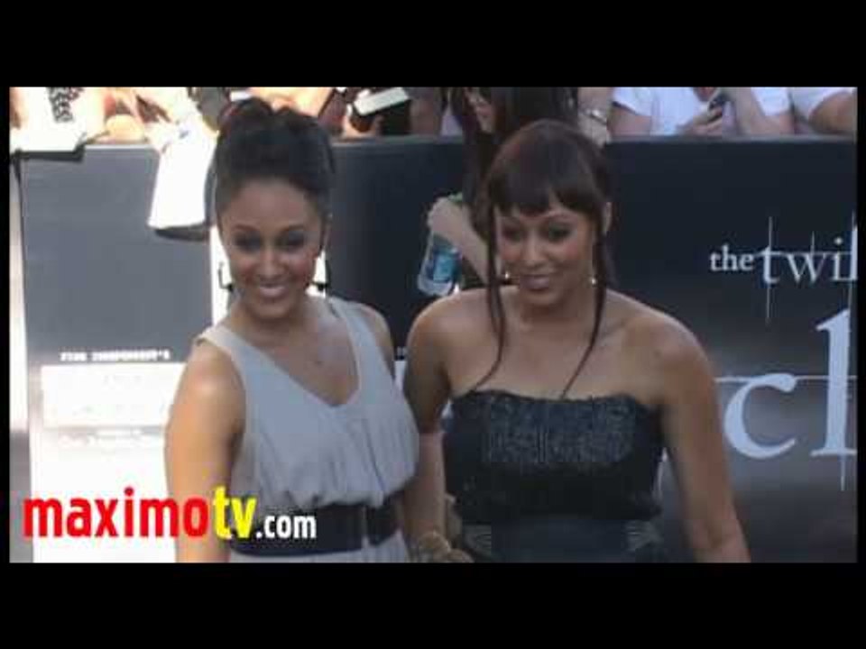 Tia and Tamera Mowry  at "ECLIPSE" Premiere Arrivals