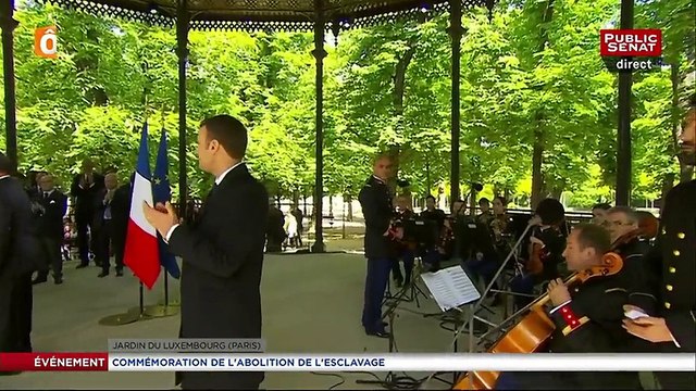 Abolition de l'esclavage : François Hollande longuement applaudi après son dernier discours officiel