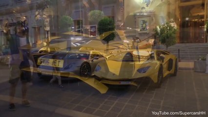 Lamborghini Aventador SV Compilation in - Loud sounds!