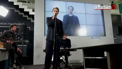 Thomas Azier chante «Call» en live au Parisien