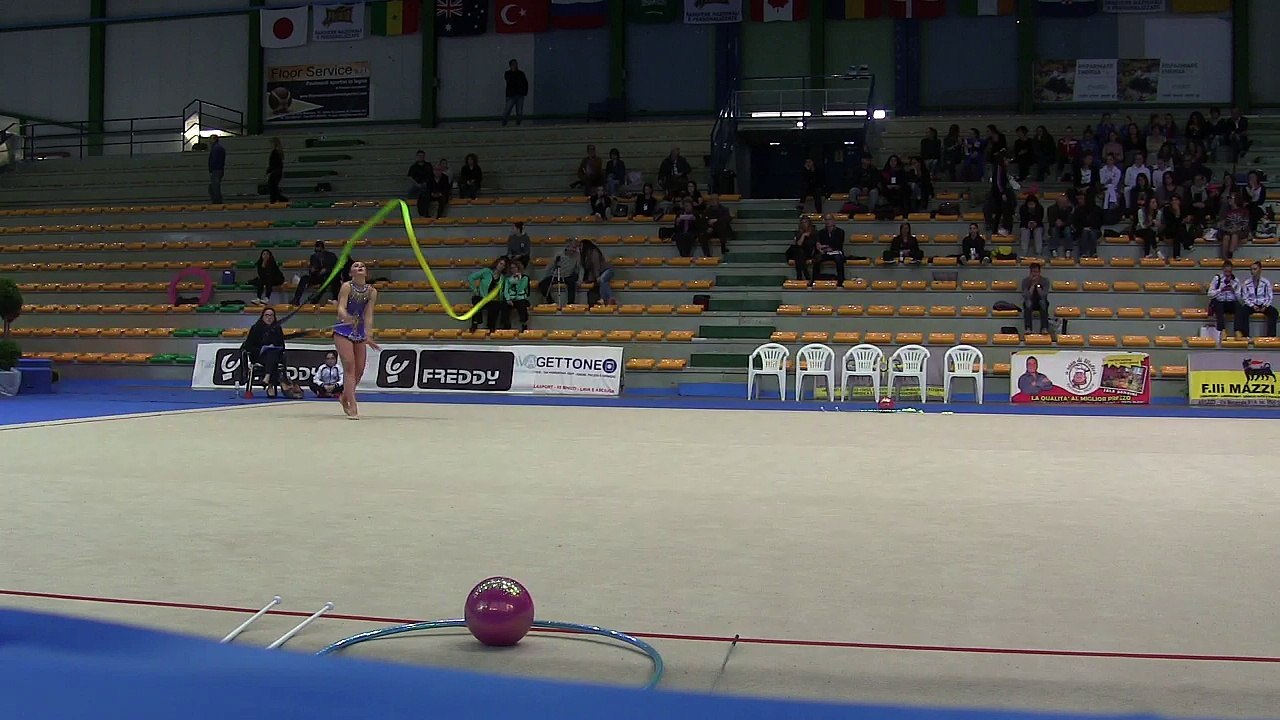 ANNA PELLEGRINI - NASTRO - S1 CAMPIONATO NAZIONALE INDIVIDUALE GOLD AREZZO
