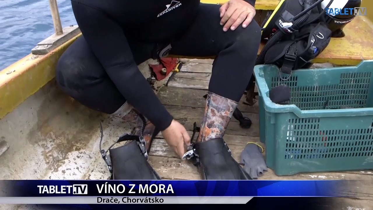 Po víno chodia v potápačskom skafandri