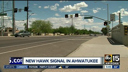 New HAWK signal making walk to school safer for Ahwatukee kids