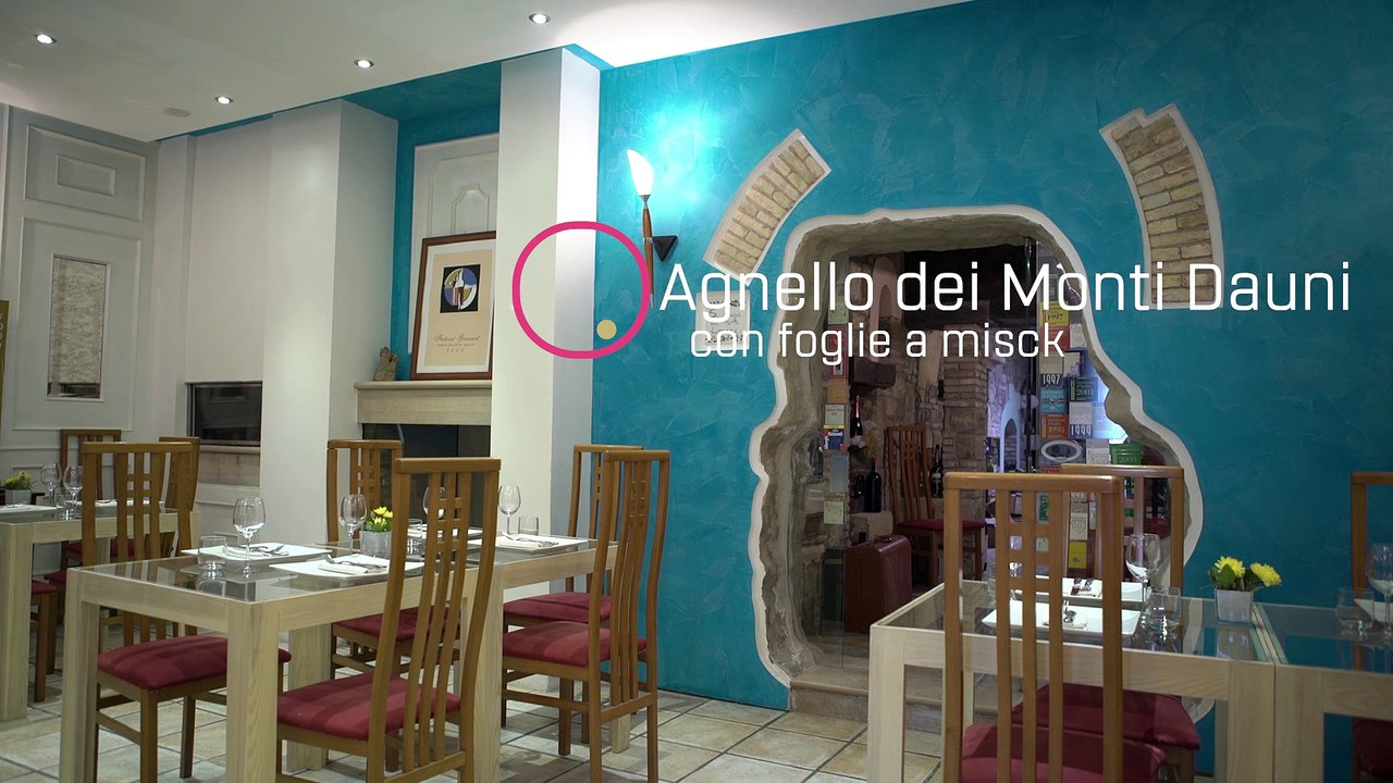 GIRO GOLOSO - TAPPA 7 - Agnello dei Monti Dauni con foglie Misck