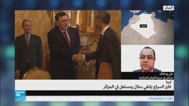 فايز السراج يلتقي سلال غداة اجتماع دول جوار ليبيا