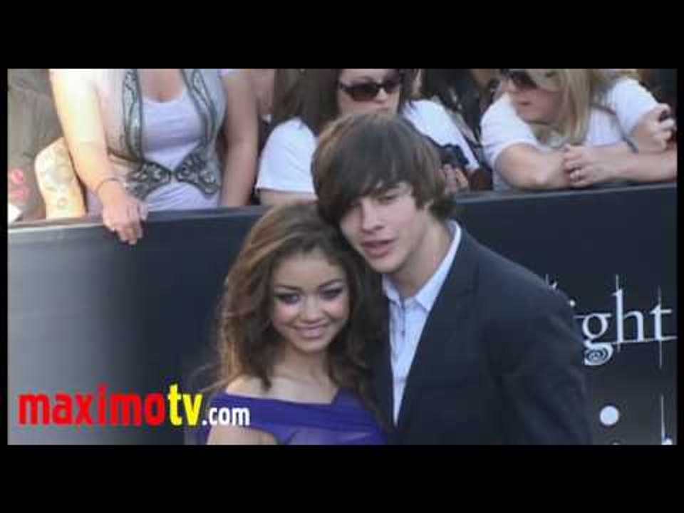 SARAH HYLAND and MATT PROKOP at "ECLIPSE" Premiere Arrivals