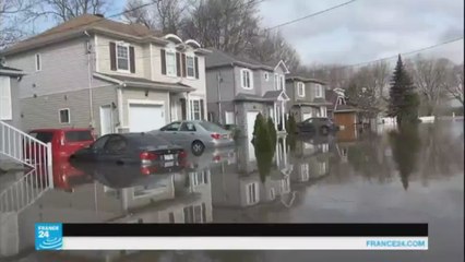 السيول تغرق الشوارع الكندية