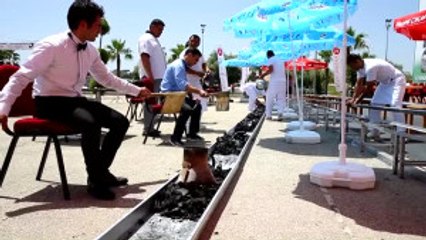 Yöresel Lezzet Fuarı Açılışı 30 Metrelik Kebapla Yapıldı