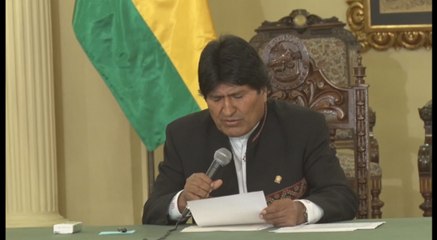 Descargar video: Morales pide al papa interceder para liberar a 9 bolivianos presos en Chile