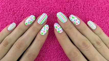 Sharpie Nails, Nail Art Life Hacks. 5 Easy Nail Art Designs for Back to School!-lL