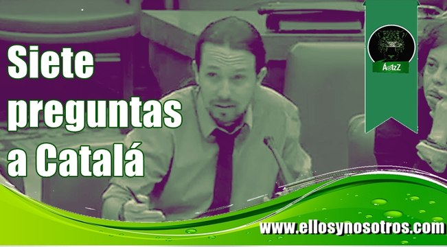 Las siete preguntas de Pablo Iglesias a Rafael Catalá sobre la protección a corruptos