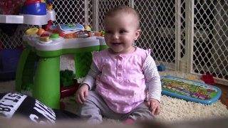 Baby Girl Olivia Rose Can't Stop Laughing & Giggling Hysterically at So