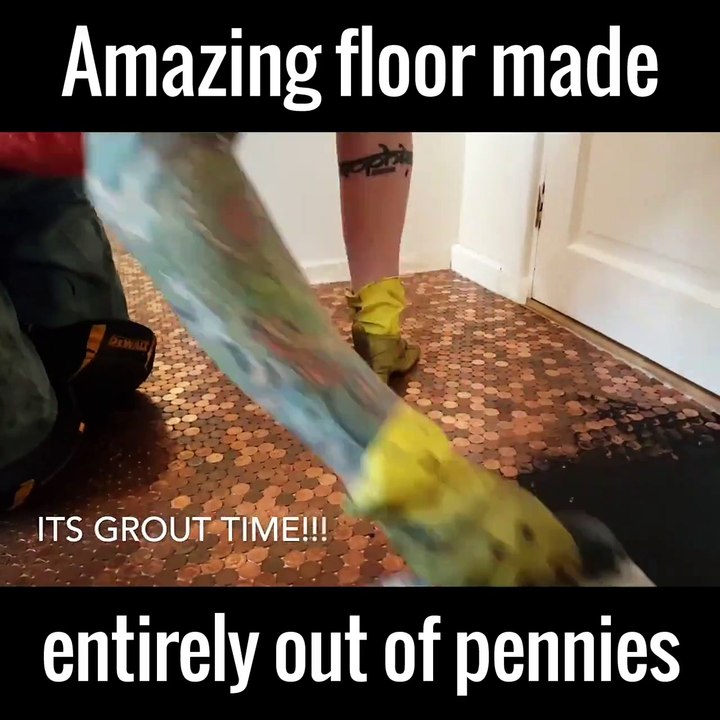 This incredible floor made out of £270 worth of...