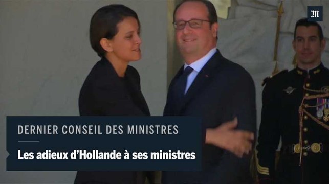 Ultime conseil des ministres du quinquennat de François Hollande