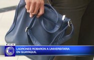 Ladrones robaron a universitaria en Guayaquil