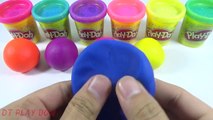 Learn Colors with Play Doh !! Play Doh Ice Cream Popsiasdcle Peppa Pig Elephant Molds F