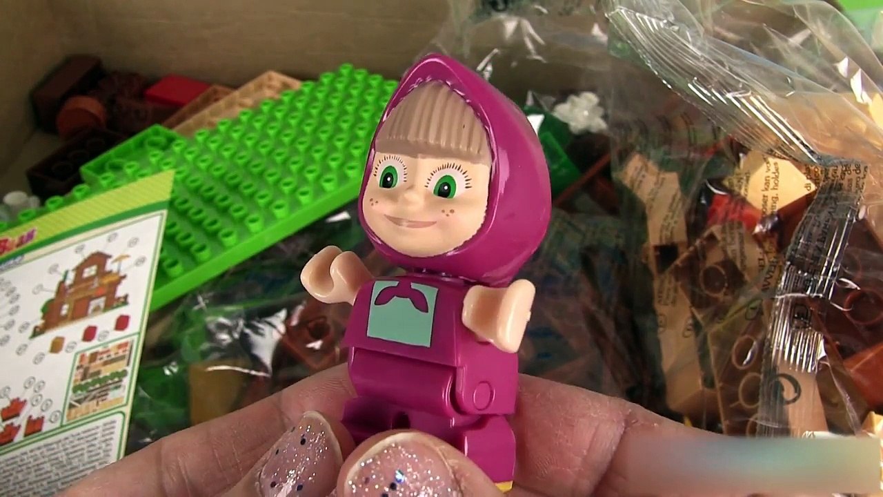 Masha et Michka Jeu de construction Маша и Медведь Building Blocks Œufs Surprise