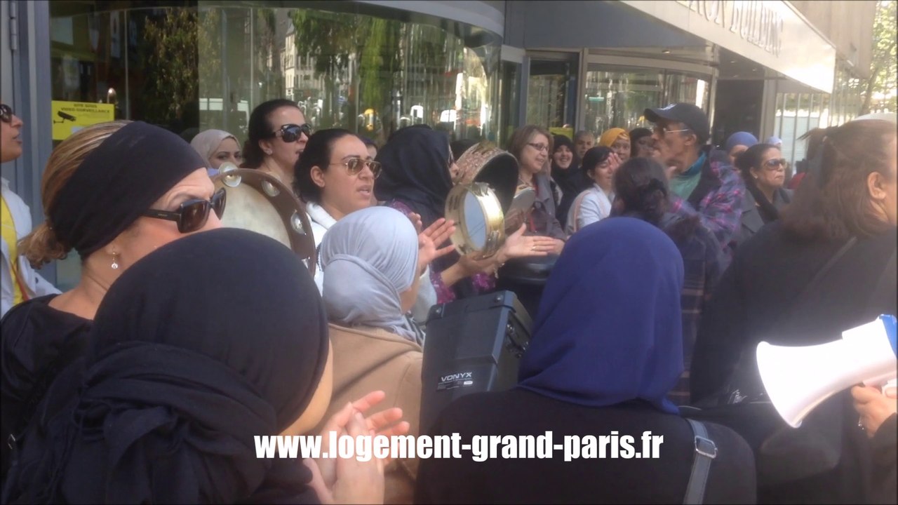 Action Logement : manifestation contre la vente des logements sociaux