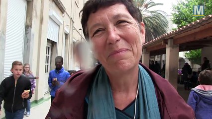 Solidarité de l'école des Accoules à Marseille pour une famille roms