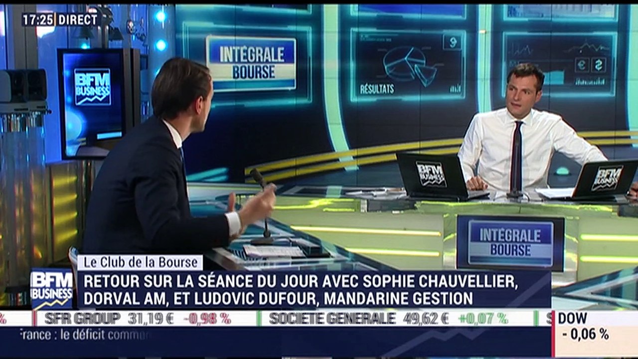 Le Club de la Bourse: Ludovic Dufour, Sophie Chauvellier et Xavier Robert - 10/05