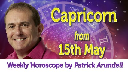 Capricorn Weekly Horoscope from 15th - 22nd May 2017