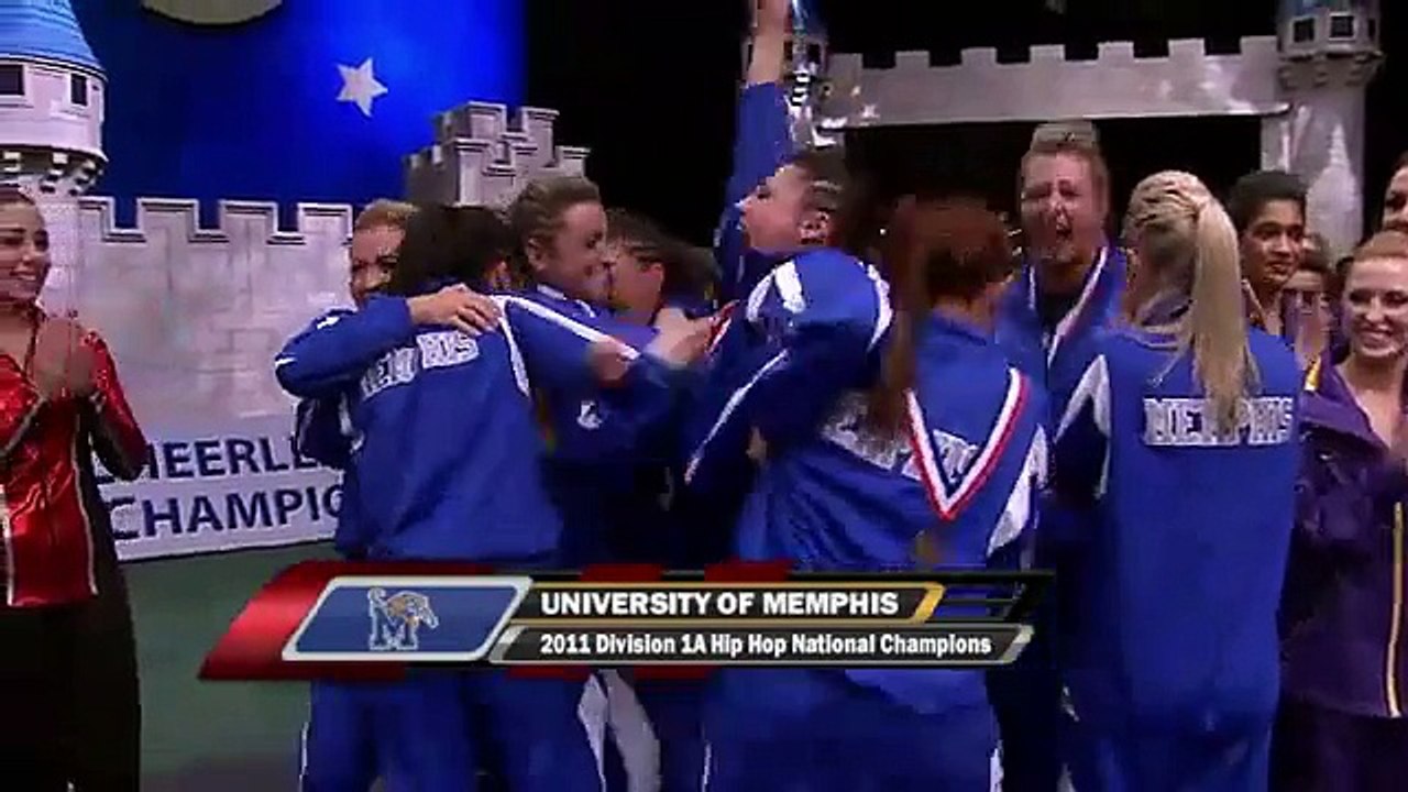 Crazy Eyes Cheerleader Celebrates Competition Win