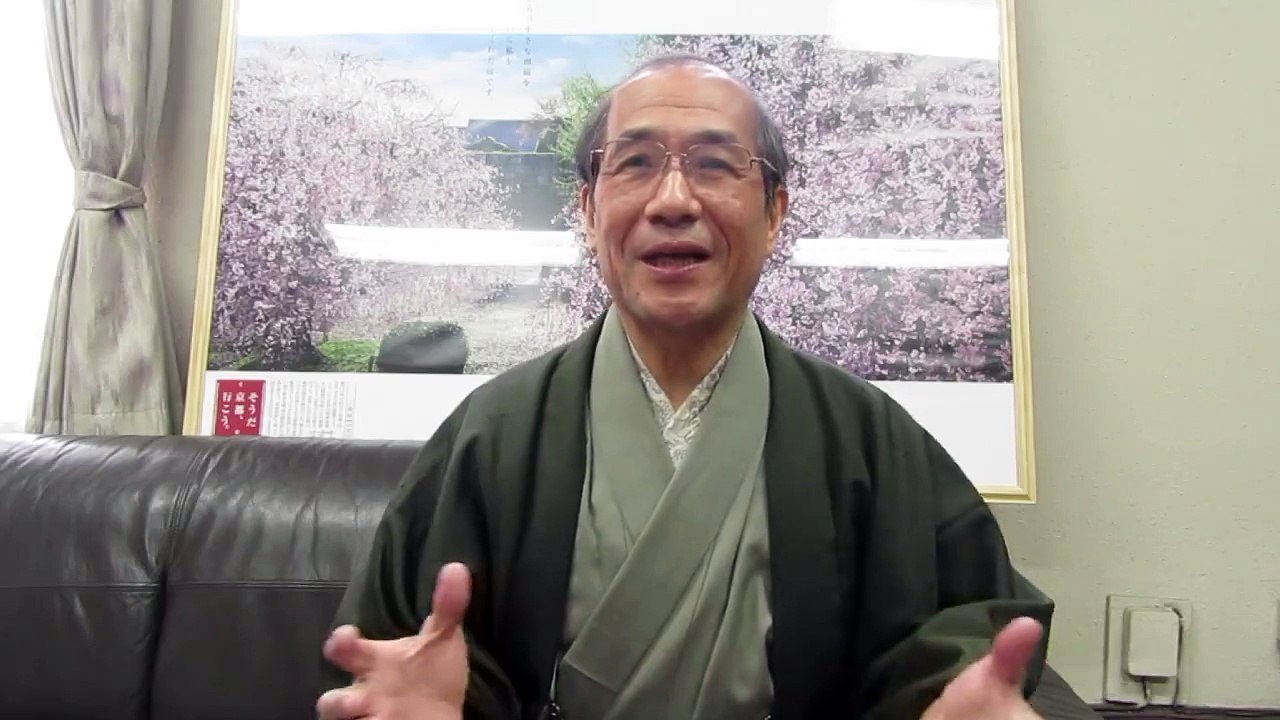 門川京都市長からのキエフ市絵画展へのメッセージ