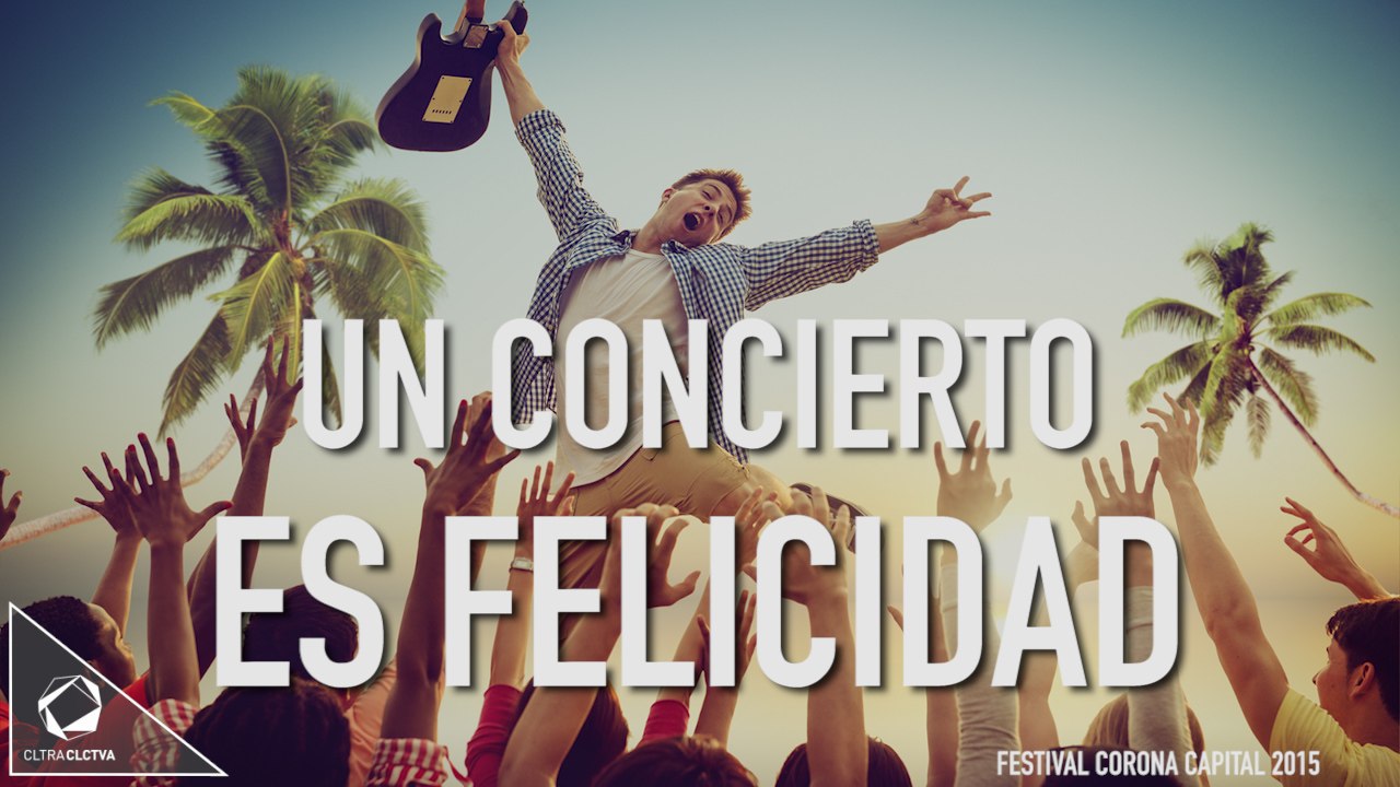 Los conciertos hacen nuestras vidas más felices.