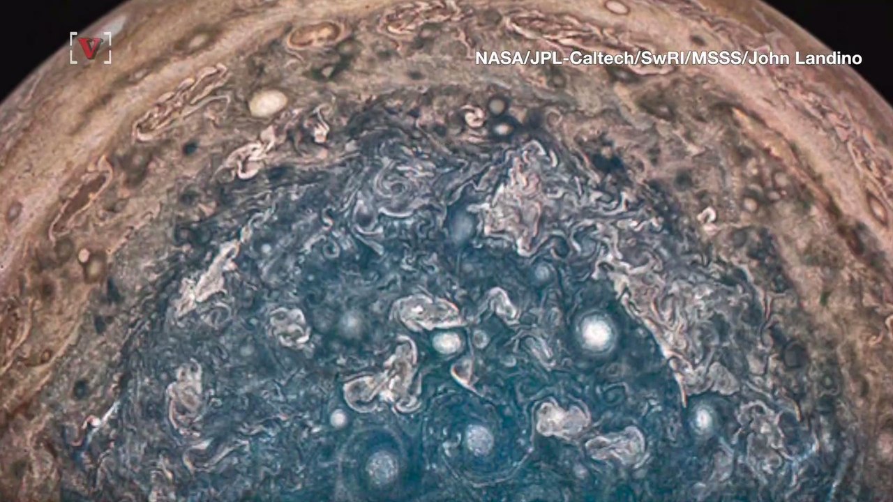 NASA's Juno Spacecraft Captured Storms On Jupiter The Size Of Earth