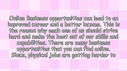 Discover Where Online Business Opportunities Lead