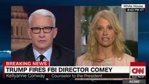 Kellyanne Conway Defends Firing of James Comey on CNN | THR News