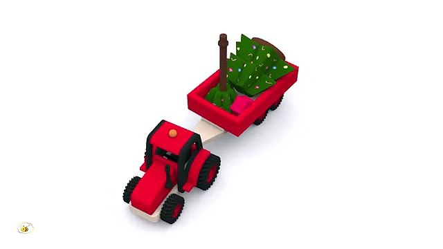 Tractors for children. Tractor videos for children kids toddlers. Toy trac