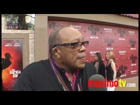 Quincy Jones on Jaden Smith at The Karate Kid Premiere