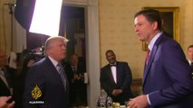 President Trump defends sacking of FBI chief James Comey