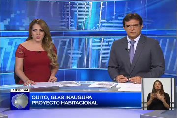 Vicepresidente Glas participó de la inauguración de un conjunto habitacional al sur de Quito