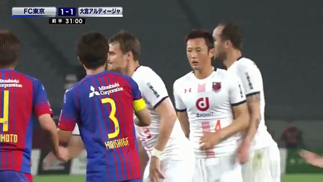 Tokyo 1:2	Omiya  (J League Cup 3 May 2017)