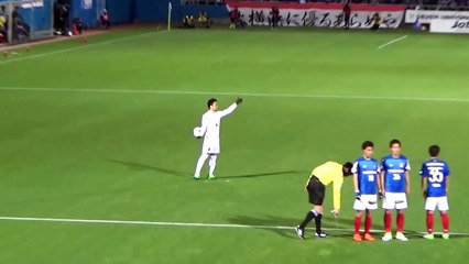 2017ルヴァン杯第2節 ヴィッセル神戸vs横浜Ｆ・マリノス 田中順也ＦＫ！