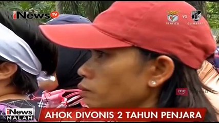Massa Pro Ahok Masih Kecewa dengan Putusan Hakim