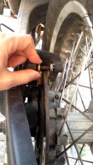 problem z okladzinami hamulca tylnego BMW f650