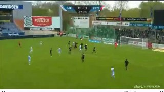 Markus Halsti Own Goal HD - Sonderjyske 1-0 Midtjylland 12.05.2017