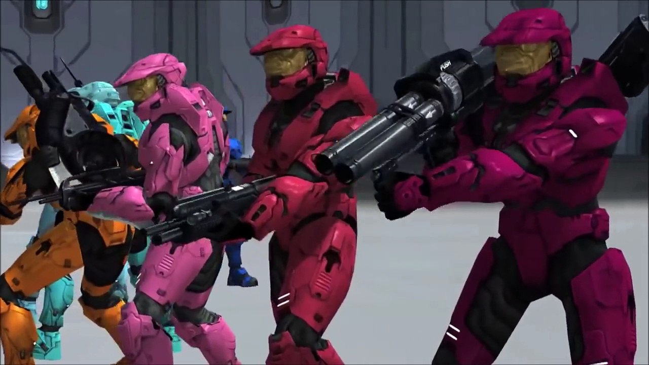 Red Vs Blue - AMV - Nightcore Can't Hold Us
