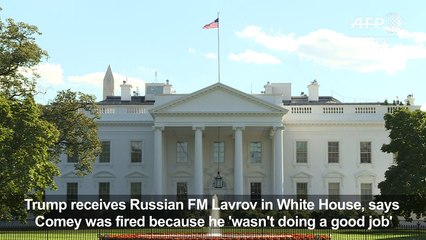 Trump meets with Lavrov hours after firing FBI chief Comey