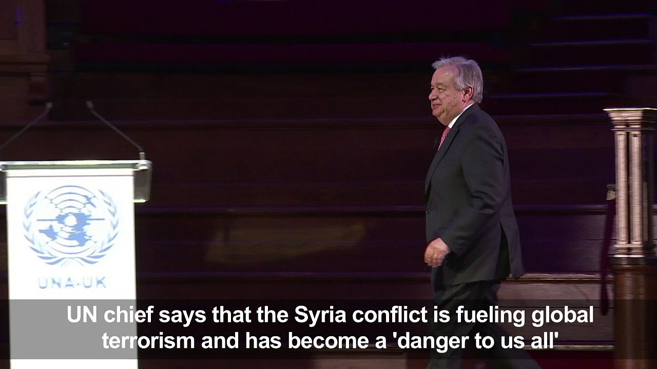Syria conflict a 'danger for us all': UN Secretary General