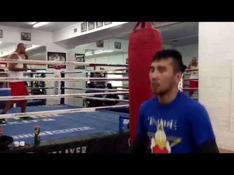Mongolia Boxing Star King Tug 6-0 6 kos everyone who spars him gets a black eye - esnews boxing