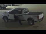 Suspected Car Thieves Caught on Camera Chasing Runaway Truck
