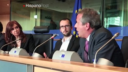 Cristina Fernández denuncia en la Eurocámara la "estafa electoral" de Macri